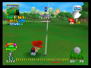 Mario Golf (Europe) screen shot game playing